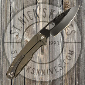 Medford - Infraction - S35VN - Standard Grind - PVD Blade Finish - Bronze Ano Handle - Bronze Ano Spring - PVD Pocket Clip - 810-053