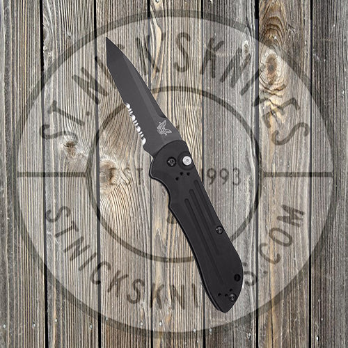 Benchmade - Auto Stryker - Automatic - Black Blade - Combo Edge - 9101SBK