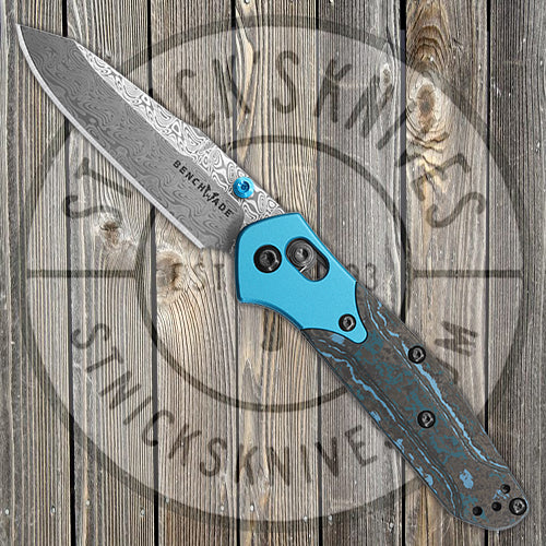 Benchmade 945 Mini Osborne - Gold Class - Damasteel - Fat Carbon Handle - 945-221
