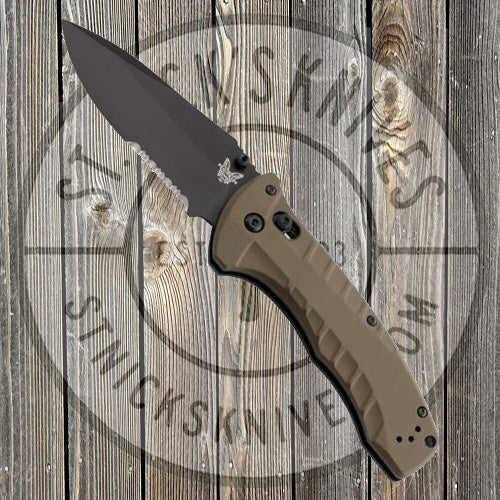 Benchmade - Turret - Olive Drab G10 - Combo Edge - CPM-S30V - 980SBK