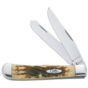 Case - Amber Bone - Trapper Knife - 00163