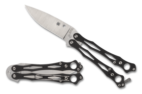 Spyderco SmallFly 2 - Balisong - Black G10 - CPM-S30V - B02GP2