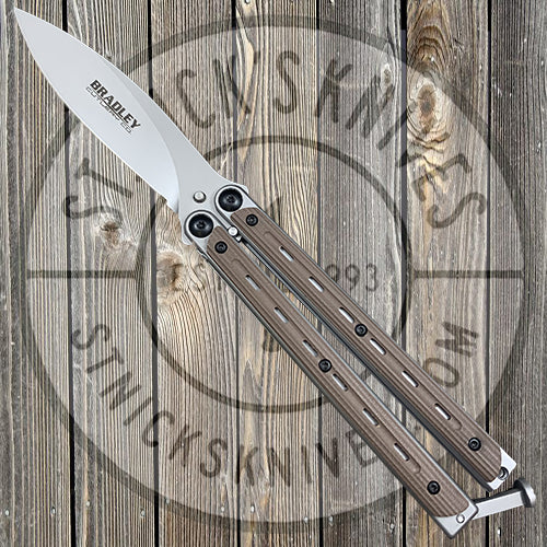 Bradley - Kimura - Coyote Tan G10 - Spear Point Blade - BCC902