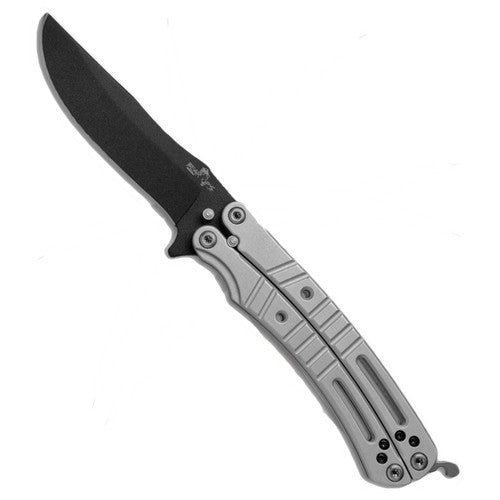 Bear OPS - Bear-Song VI - Butterfly Knife - Gray - B-600-B