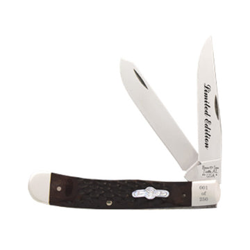 Bear & Son - 655 - Limited Edition Trapper - Brown Jig Bone Handles - 655