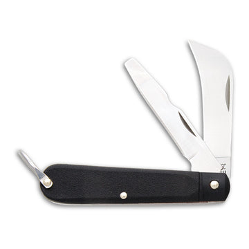 Bear & Son - Delrin Hawkbill Electrician - Black Delrin Handles - 7216