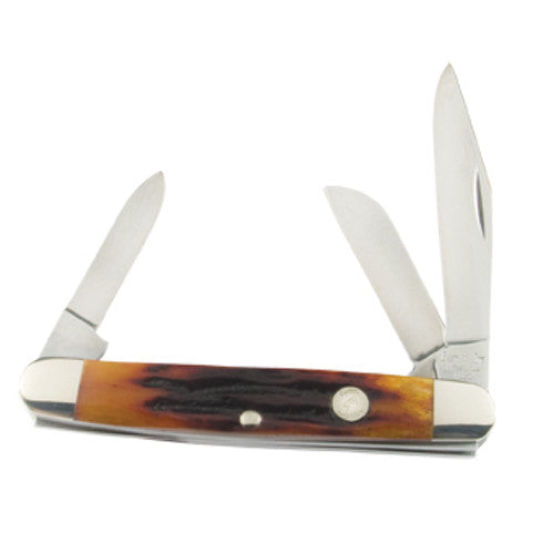 Bear & Son - Stag Bone - Medium Stockman - Red - CRSB18