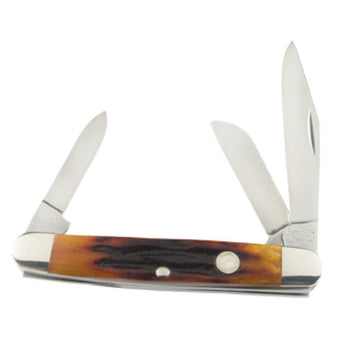 Bear & Son - Stag Bone - Medium Stockman - Red - CRSB18