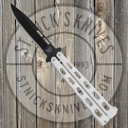 Bear & Son - White Butterfly - 5 inch - Black Blade - 115W