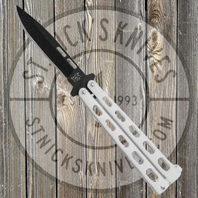 Bear & Son - White Butterfly - 5 inch - Black Blade - 115W