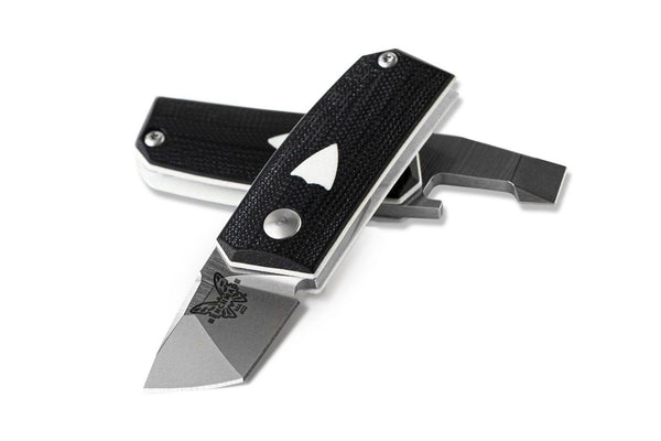 Benchmade - Tengu Tool - CPM-20CV - Satin Tanto Blade - Black G10 Handles - 602