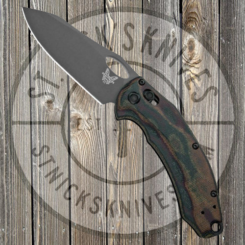 Benchmade - Mini Loco - Limited Edition - 20CV - Smoke Grey PVD - Python Micarta - 818GY-1901