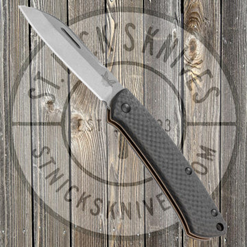 Benchmade - Proper - Sheepsfoot - Slip Joint - Carbon Fiber - S90V - 319-2