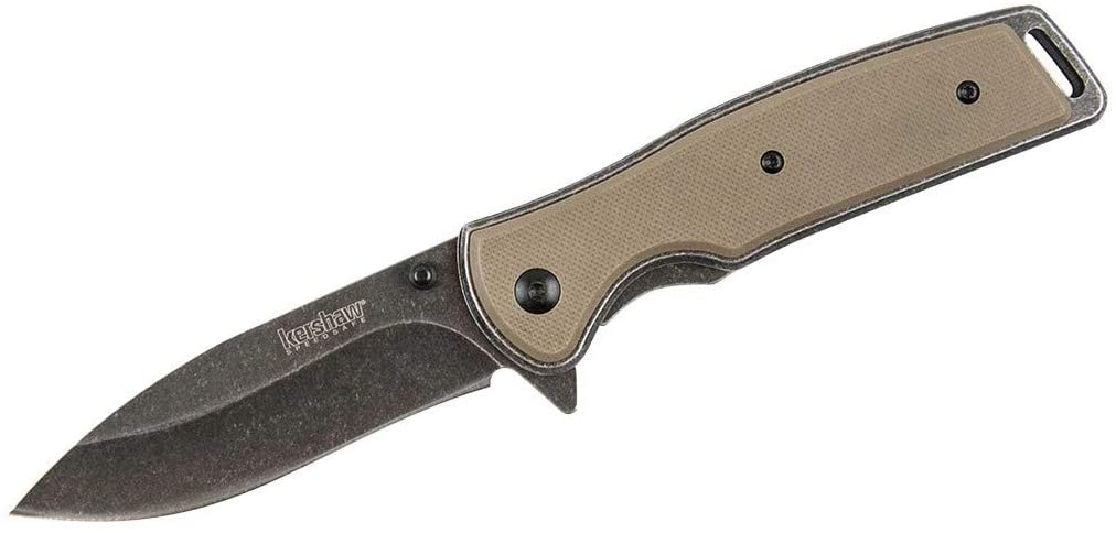 Kershaw Bevy - Assisted Opening - OD Green G-10 - Drop Point - 1329