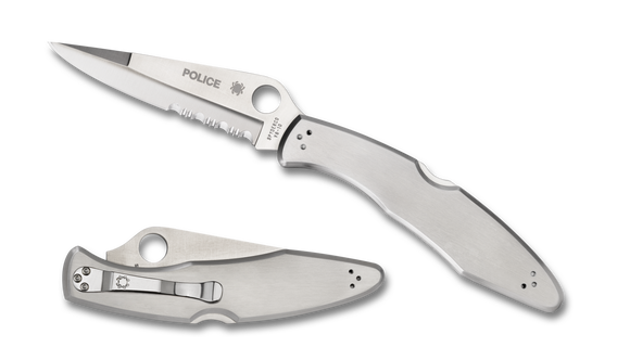 Spyderco Police - Stainless Steel - Combo Edge - C07PS