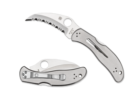Spyderco Harpy - Stainless Handle - VG-10 Blade - C08S - SNK/WTO - Home Office