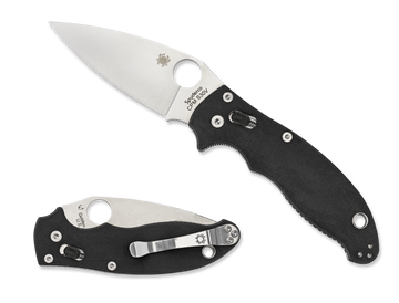 Spyderco Manix 2 - Black G10 Handle - CPM-S30V Blade - C101GP2