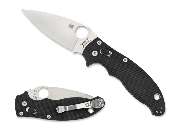 Spyderco Manix 2 - Black G10 Handle - CPM-S30V Blade - C101GP2