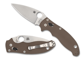 Spyderco Manix 2 - Brown G10 - CPM-15V - Sprint Run - C101GPBN15V2