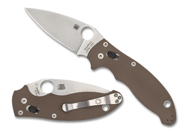 Spyderco Manix 2 - Brown G10 - CPM-15V - Sprint Run - C101GPBN15V2