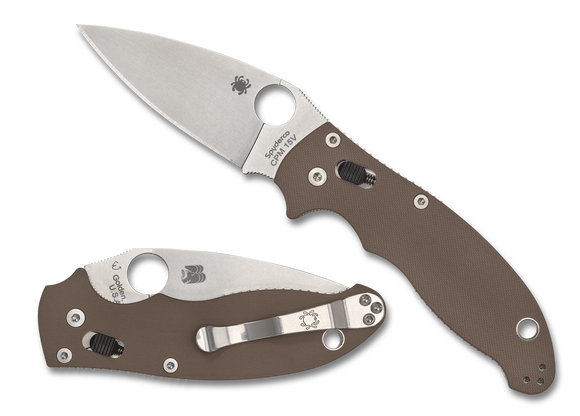 Spyderco Manix 2 - Brown G10 - CPM-15V - Sprint Run - C101GPBN15V2