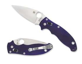 Spyderco Manix 2 - Dark Blue G-10 - CPM-S110V Steel - C101GPDBL2