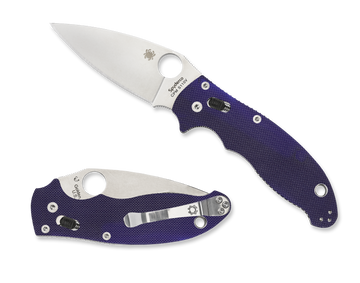 Spyderco Manix 2 - Dark Blue G-10 - CPM-S110V Steel - C101GPDBL2