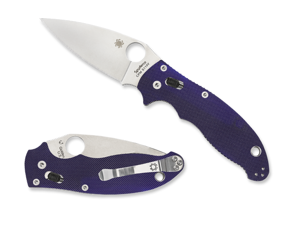 Spyderco Manix 2 - Dark Blue G-10 - CPM-S110V Steel - C101GPDBL2