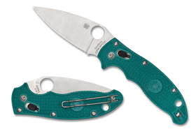 Spyderco Manix 2 Lightweight - CPM-SPY27 Blade - Mineral Blue FRCP Handle - C101PCBL2