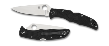 Spyderco Endura 4 -  Flat Ground - Black FRN - C10FPBK