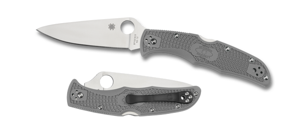 Spyderco Endura 4 - Gray FRN - Plain Edge - C10FPGY