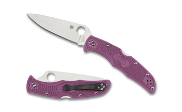 Spyderco Endura 4 - Purple FRN Handle - C10FPPR