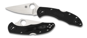 Spyderco Delica 4 - Flat Ground - Black FRN - C11FPBK - SNK/WTO - Home Office