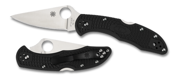 Spyderco Delica 4 - Flat Ground - Black FRN - C11FPBK - SNK/WTO - Home Office
