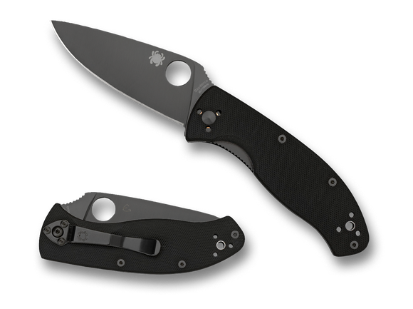 Spyderco Tenacious - Black Blade - Black G10 - C122GBBKP