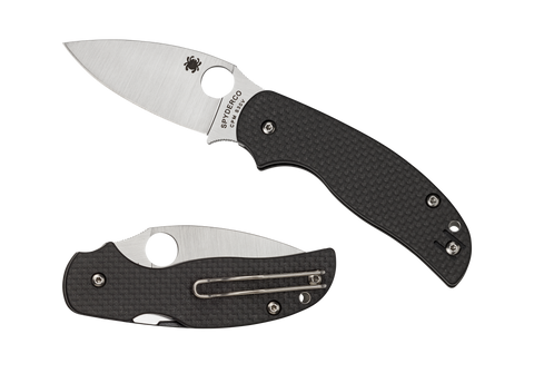 Spyderco Sage 5 - Carbon Fiber/G-10 Handle - CPM-S30V Steel - C123CFPCL - CLOSEOUT