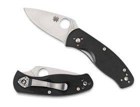 Spyderco Persistence - Black G10 Handle - Plain Edge - C136GP - SNK/WTO - Home Office