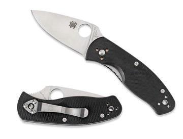 Spyderco Persistence - Black G10 Handle - Plain Edge - C136GP - SNK/WTO - Home Office