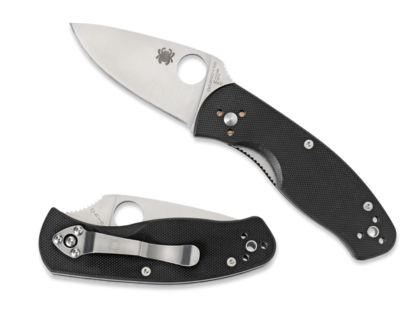 Spyderco Persistence - Black G10 Handle - Plain Edge - C136GP - SNK/WTO - Home Office