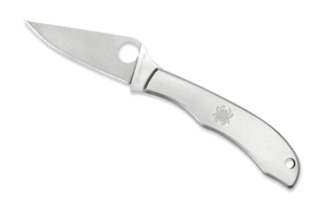 Spyderco HoneyBee - Stainless Handle - Plain Edge - C137P