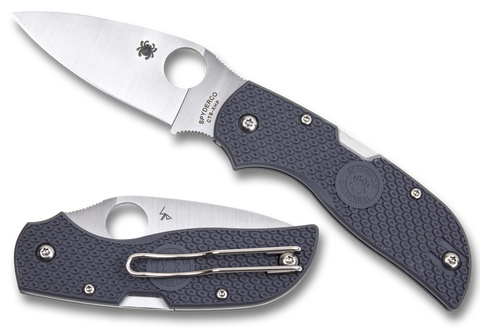 Spyderco Chaparral Lightweight - Plain Edge CTS-XHP - Gray FRN Handle - C152PGY