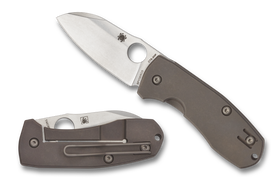 Spyderco Techno 2 - Titanium Handle - CTS-XHP Blade - C158TIP2