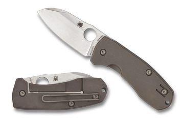 Spyderco Techno 2 - Titanium Handle - CTS-XHP Blade - C158TIP2