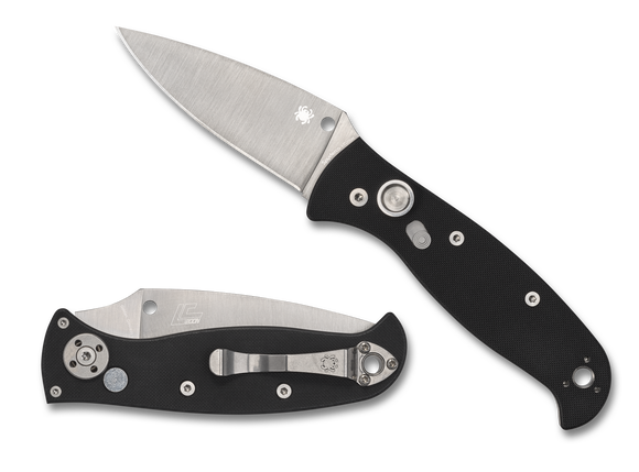 Spyderco Autonomy 2 - Automatic - Black G10 - Plain Edge LC200N - C165GP2