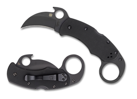 Spyderco Karahawk w/ Emerson Opener - Black Blade - C170GBBKP