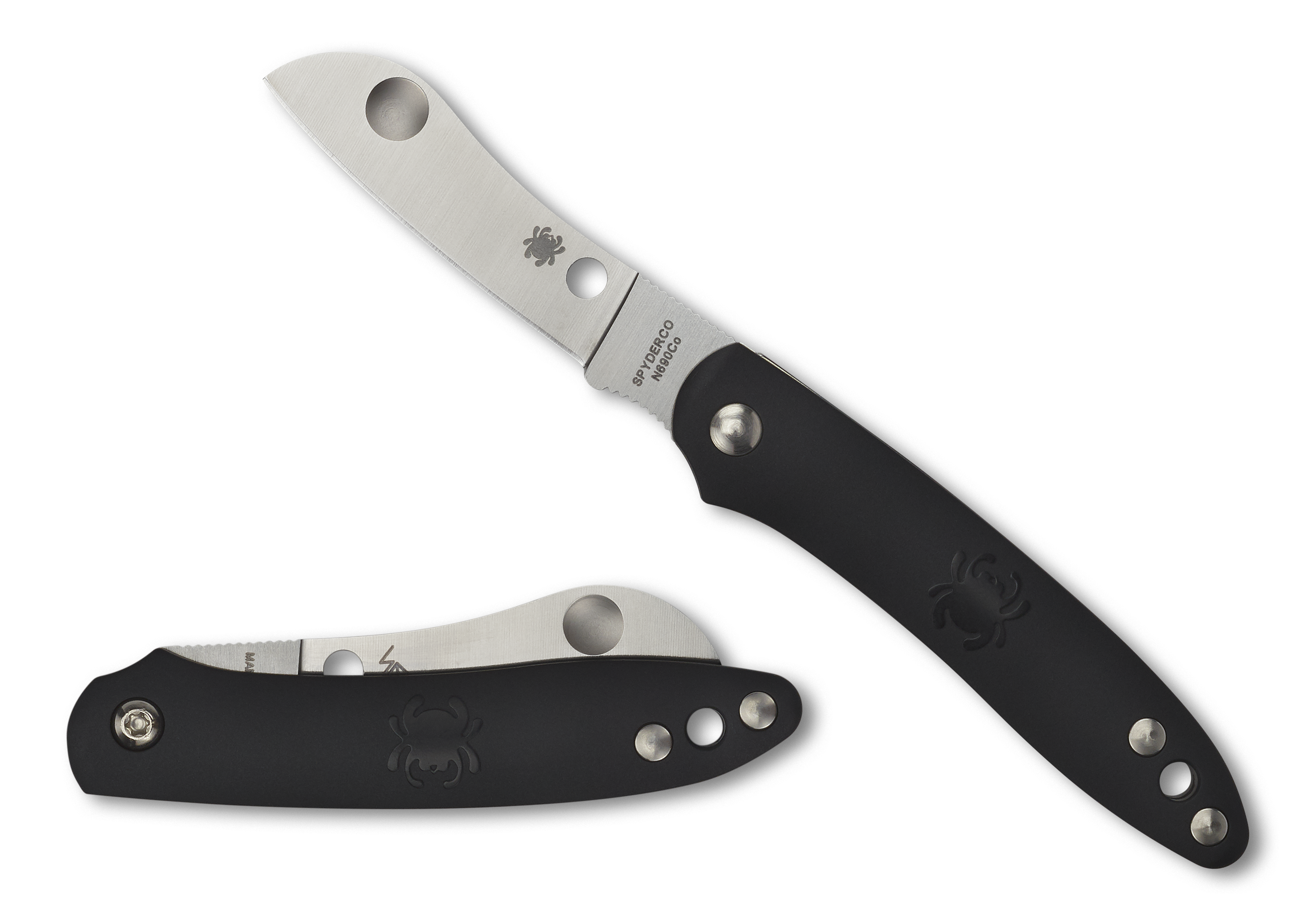 Spyderco Roadie - Slip Joint - Black FRN - N690 Blade - C189PBK