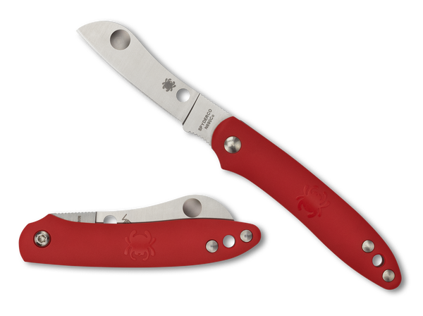 Spyderco Roadie - Slip Joint - Red FRN - N690 Blade - C189PRD