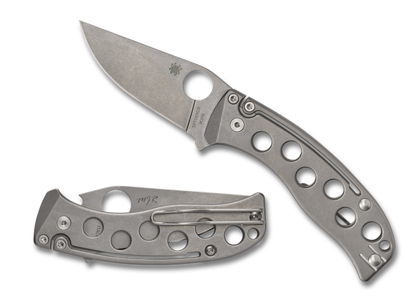 Spyderco PITS Folder - Sprint Run - Slip Joint - M390 Steel - Titanium Handle - C192TIPM390