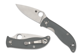 Spyderco Polestar - Gray G10 Handle - CTS-BD1 Blade - C220GPGY