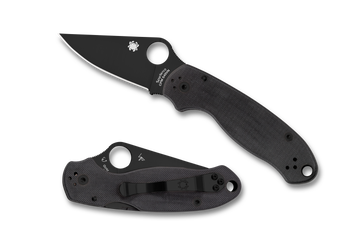 Spyderco Para 3 - Black Blade - Black G10 Handle - C223GPBK